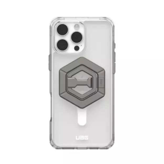 UAG Plyo Magsafe Case with Magnetic Ring Stand for iPhone 16 Pro Max - Titanium