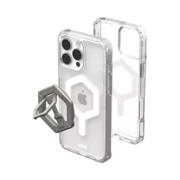 UAG Plyo Magsafe Case with Magnetic Ring Stand for iPhone 16 Pro Max - Titanium 2