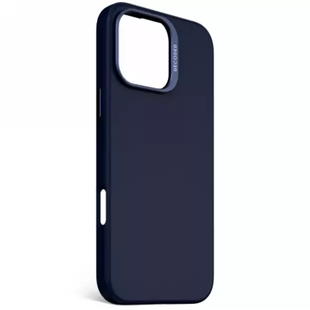 Decoded AntiMicrobial Silicone Backcover Case with MagSafe for iPhone 16 Pro Max - Navy Blue 1