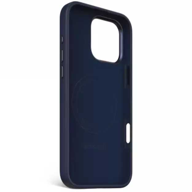 Decoded AntiMicrobial Silicone Backcover Case with MagSafe for iPhone 16 Pro Max - Navy Blue 2