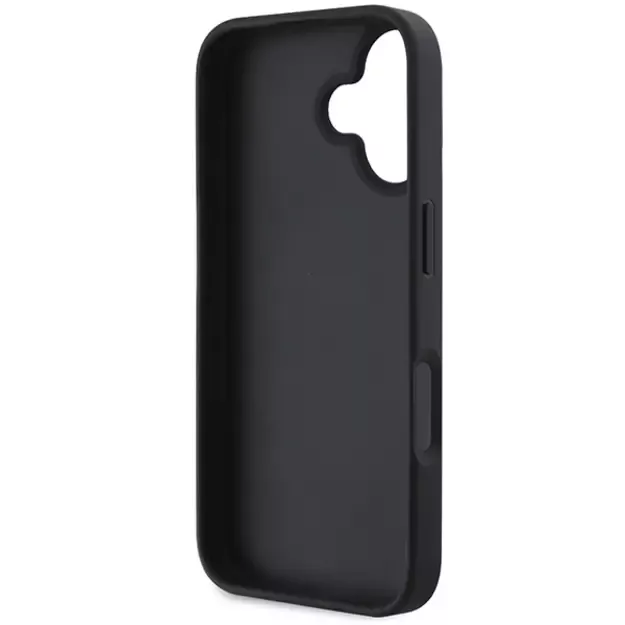DKNY Checkered Pattern &amp  Printed Stripes case for iPhone 16 - black 6