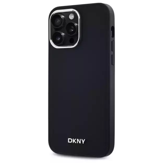 DKNY Plain Logo MagSafe iPhone 14 Pro Max Case - Black 1
