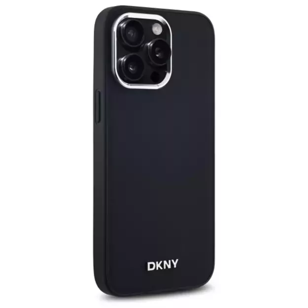DKNY Plain Logo MagSafe iPhone 14 Pro Max Case - Black 3