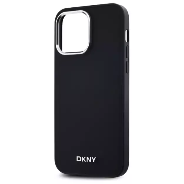 DKNY Plain Logo MagSafe iPhone 14 Pro Max Case - Black 5