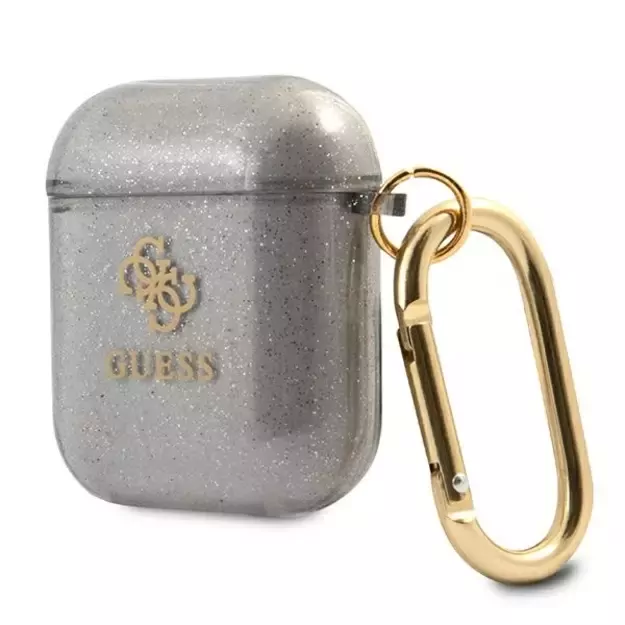 Guess GUA2UCG4GK AirPods cover black/black Glitter Collection 2