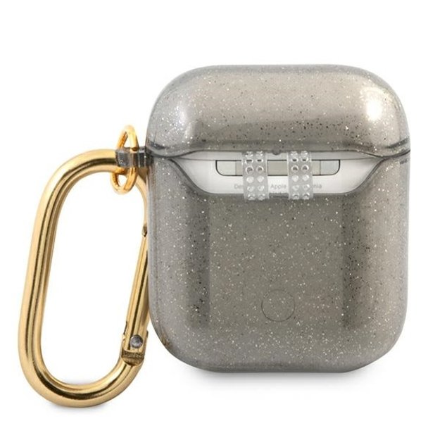 Guess GUA2UCG4GK AirPods cover black/black Glitter Collection 4