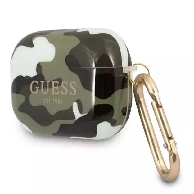 Guess GUAPUCAMA AirPods Pro cover green/khaki Camo Collection 2