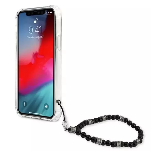 Guess GUHCP12LKPSBK iPhone 12 Pro Max 6.7&quot  Transparent hardcase Black Pearl 4