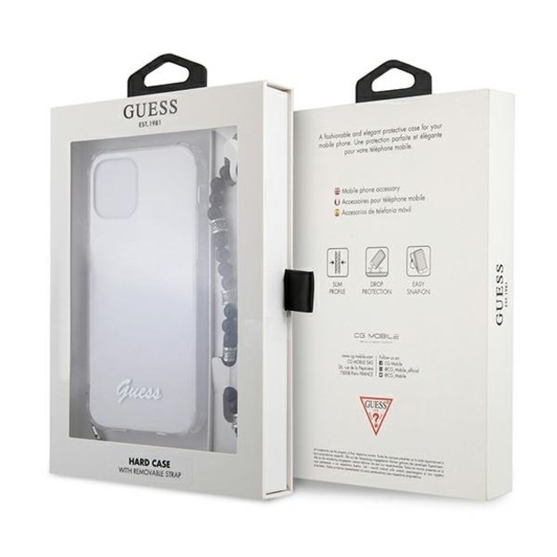 Guess GUHCP12LKPSBK iPhone 12 Pro Max 6.7&quot  Transparent hardcase Black Pearl 14