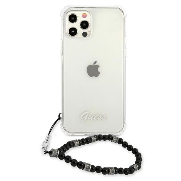 Guess GUHCP12LKPSBK iPhone 12 Pro Max 6.7&quot  Transparent hardcase Black Pearl 9