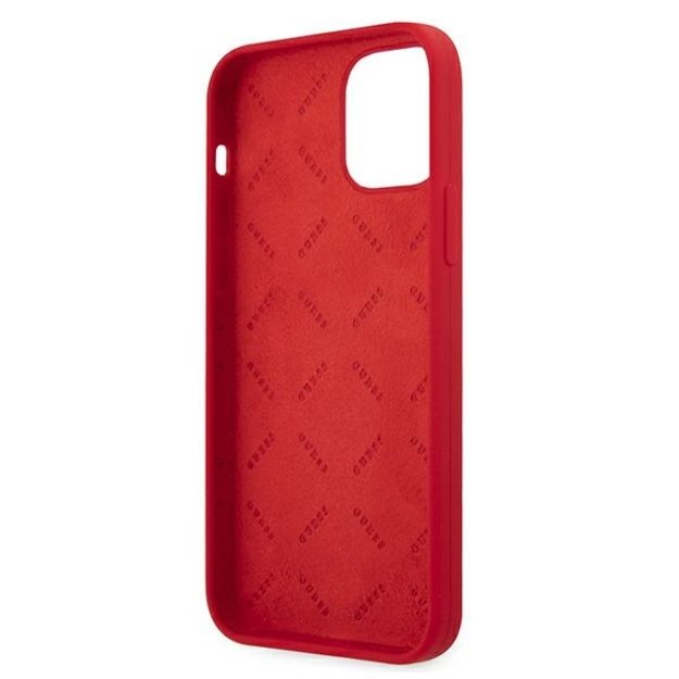 Guess GUHCP12LLSPEWRE iPhone 12 Pro Max 6.7&quot  red/red hard case Peony Collection 12