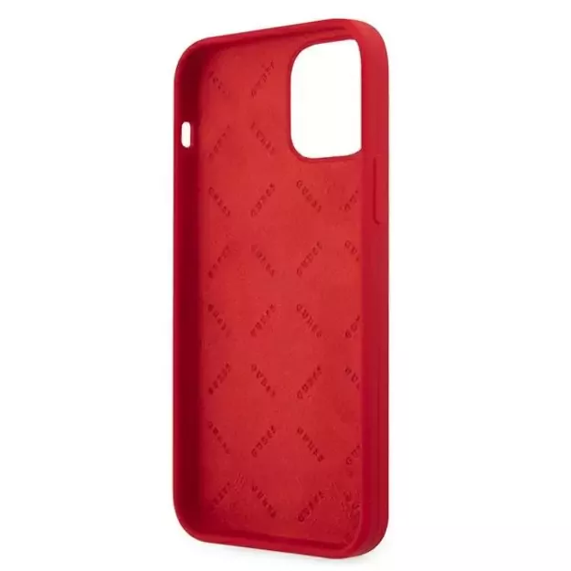 Guess GUHCP12LLSPEWRE iPhone 12 Pro Max 6.7&quot  red/red hard case Peony Collection 6