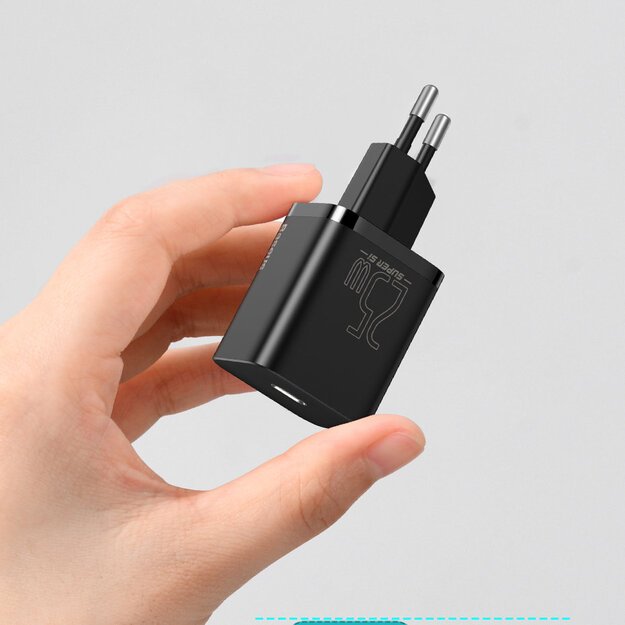 [RETURNED ITEM] Baseus Super Si 1C fast wall charger USB Type C 25W Power Delivery Quick Charge white (CCSP020102) 14
