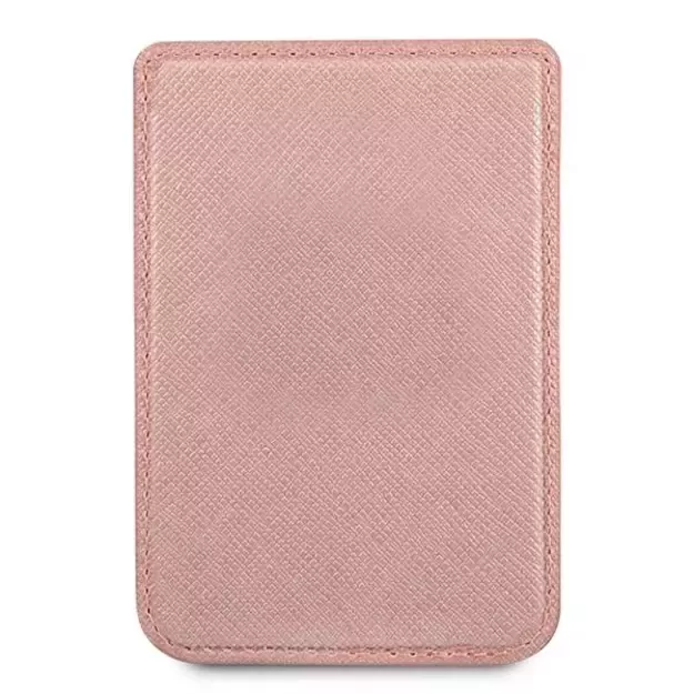 Guess Wallet Card Slot GUWMSSASLPI MagSafe Saffiano pink/pink 4
