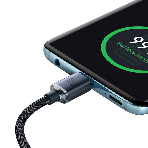 Baseus CAJY000701 USB-C - USB-C PD cable 100W 5A 480Mb/s 2m - black 3
