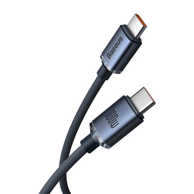 Baseus CAJY000701 USB-C - USB-C PD cable 100W 5A 480Mb/s 2m - black 1