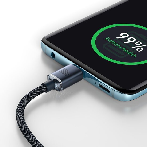 Baseus CAJY000701 USB-C - USB-C PD cable 100W 5A 480Mb/s 2m - black 10
