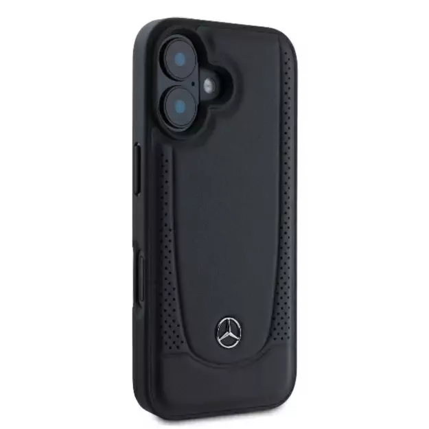 Mercedes Leather Urban iPhone 16 Case - Black 3