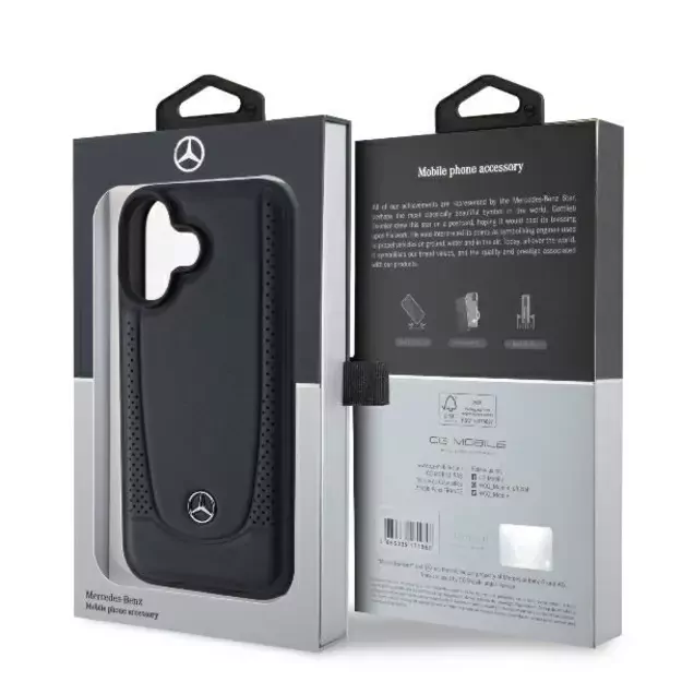 Mercedes Leather Urban iPhone 16 Case - Black 7