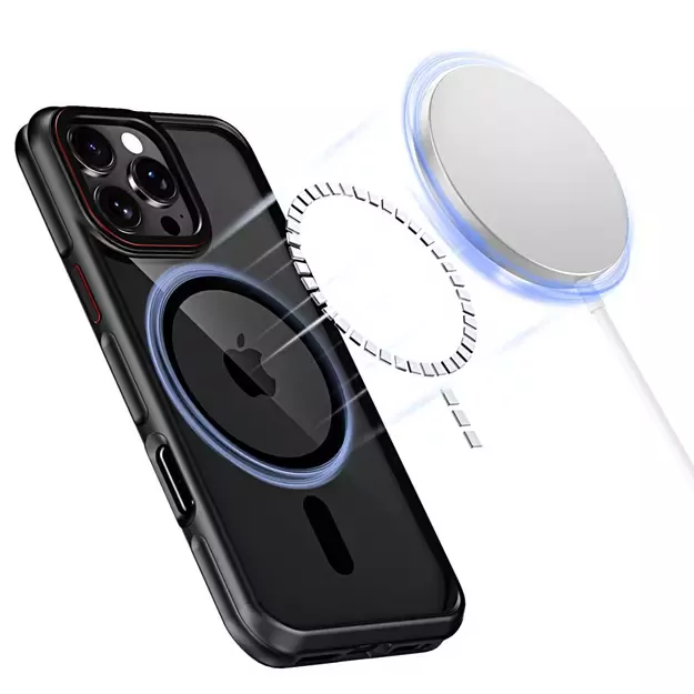 Tech-Protect MagHybrid MagSafe iPhone 16 Pro Case - Black 8