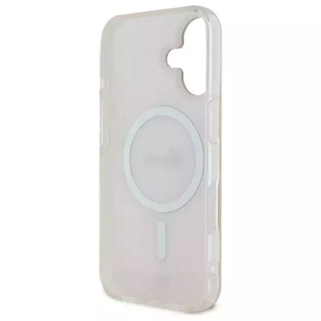 Guess IML 4G MagSafe iPhone 16 Plus Case - Pink 13