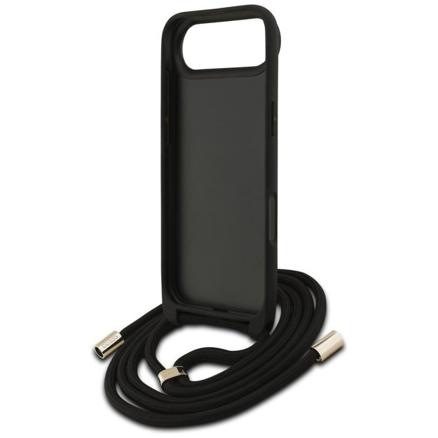 Guess 4G Big Logo Cord Stap Crossbody Case for iPhone 17 Air - Brown 5