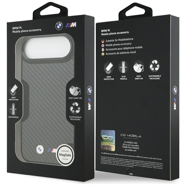 BMW M Kevlar Matt MagSafe Case for iPhone Air - Black 7
