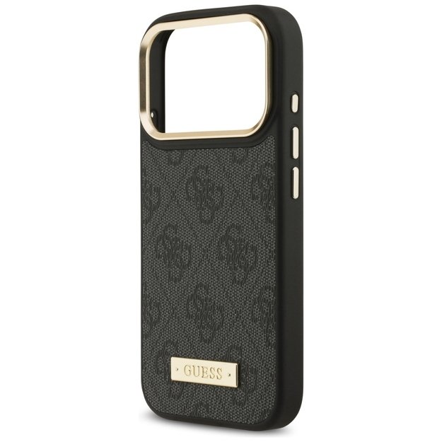 Guess 4G Logo Plate MagSafe Case for iPhone 17 Pro - Black 5