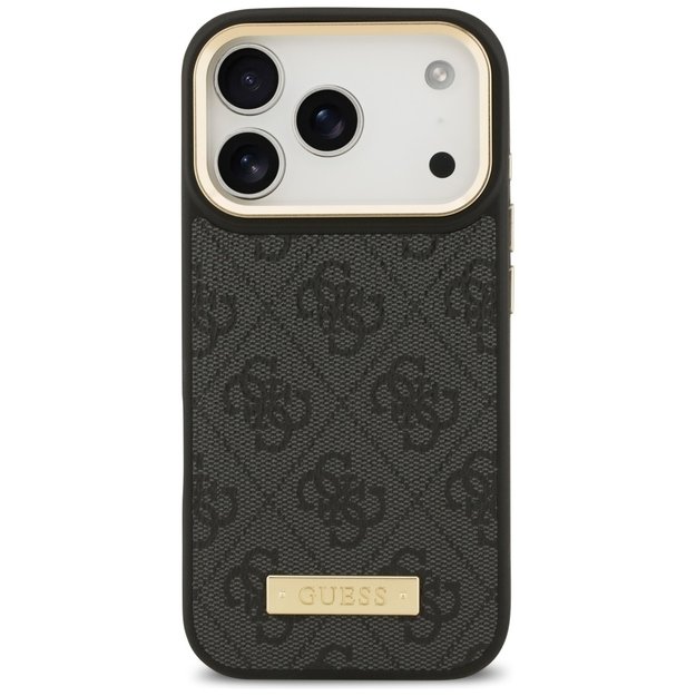 Guess 4G Logo Plate MagSafe Case for iPhone 17 Pro - Black 2