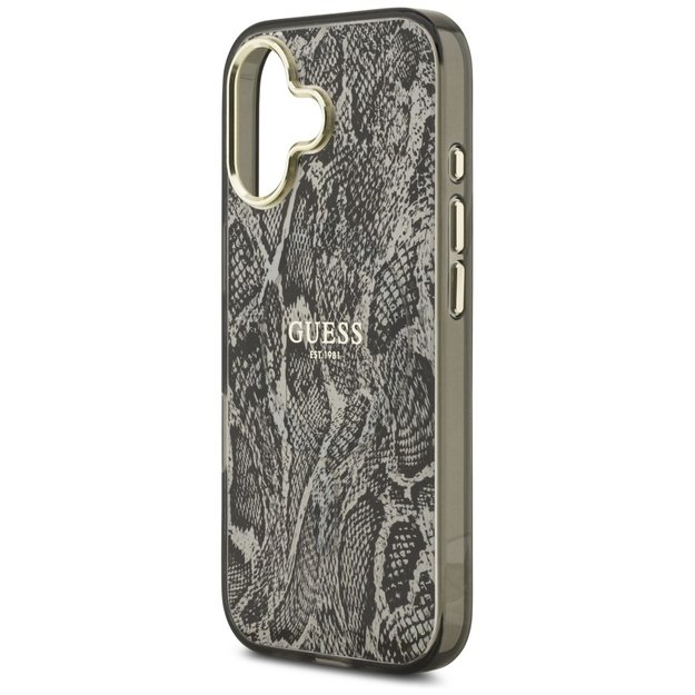 Guess Python Pattern MagSafe Case for iPhone 17 - Black 5