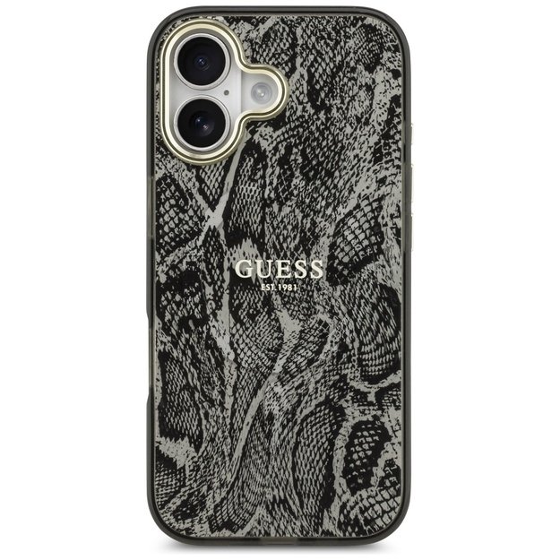 Guess Python Pattern MagSafe Case for iPhone 17 - Black 2