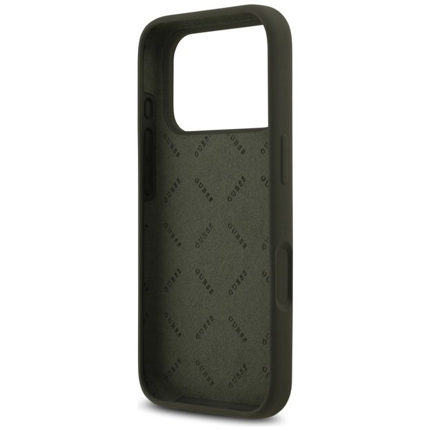 Guess Silicone Big 4G Script Case for iPhone 17 Pro - Green 6