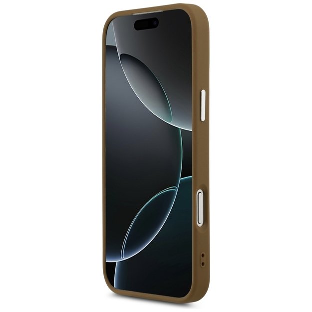 Guess Triangle Logo MagSafe case for iPhone 17 Pro Max - brown 4