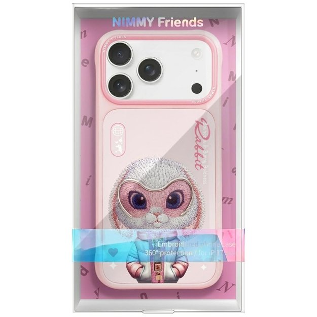 Nimmy Cool&amp Cute 2.0 Rabbit Case for iPhone 17 Pro - Pink 6