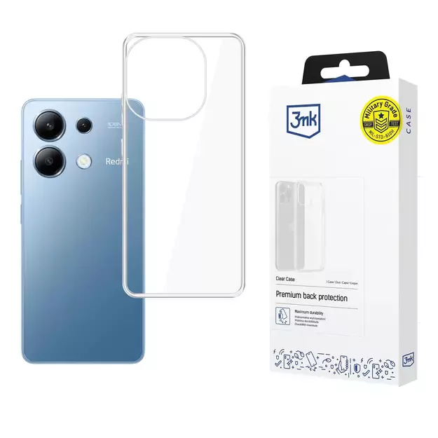3mk Clear Case for Xiaomi Redmi Note 13 4G - transparent