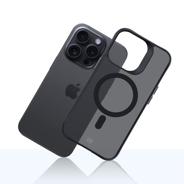 3mk Smoke MagCase with MagSafe for iPhone 15 Pro Max - Semi-Transparent 11