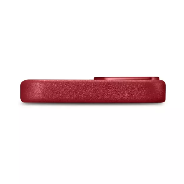iCarer Case Leather case cover made of natural leather for iPhone 14 Plus red (compatible with MagSafe) 26