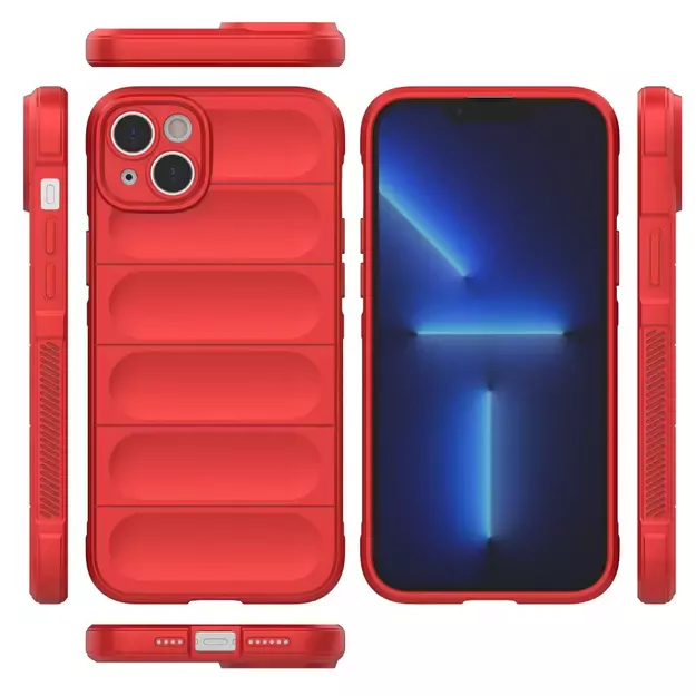 Magic Shield Case case for iPhone 14 Plus flexible armored cover red 55