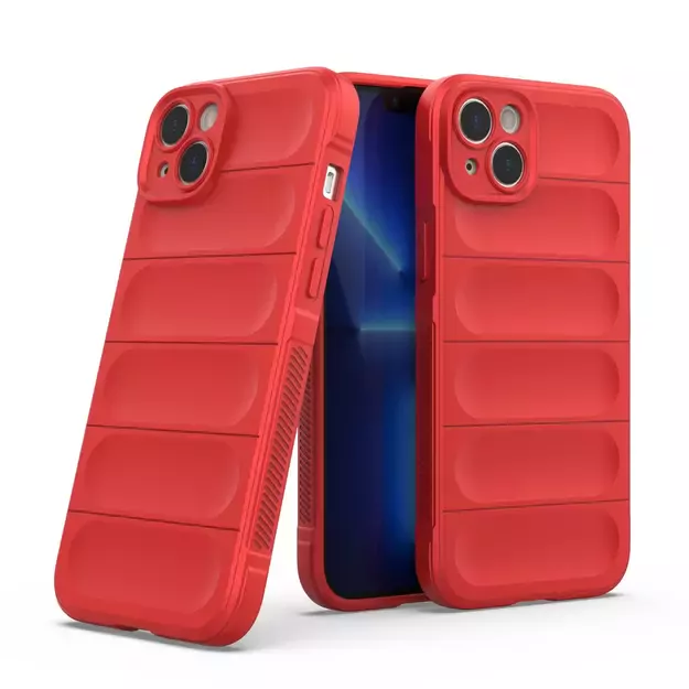 Magic Shield Case case for iPhone 14 Plus flexible armored cover red 53
