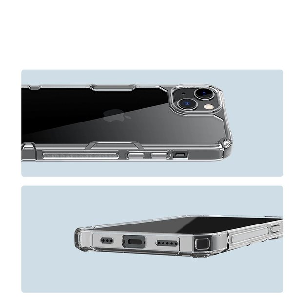 Nillkin Nature Pro iPhone 14 Plus case, armored cover, transparent cover 17
