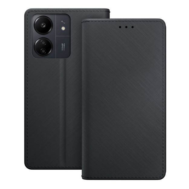 3mk Wallet Case for Xiaomi Redmi 13C/Poco C65 - Black 3