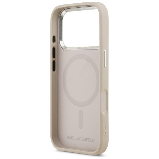 Karl Lagerfeld Choupette Pin MagSafe Case for iPhone 17 Pro - Pink 6