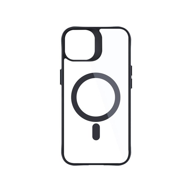 3mk Satin Armor MagCase with MagSafe for iPhone 14 Pro - Clear with Black Frame 2