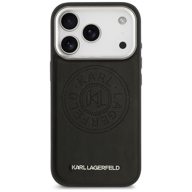 Karl Lagerfeld Point &amp  Metal Logo MagSafe Case for iPhone 17 Pro - Black 2