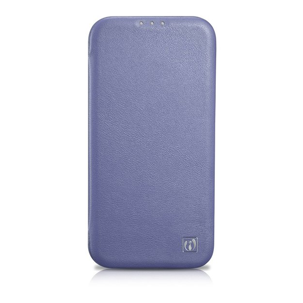 iCarer CE Premium Leather Folio Case iPhone 14 Pro Magnetic Flip Leather Folio Case MagSafe Light Purple (WMI14220714-LP) 1