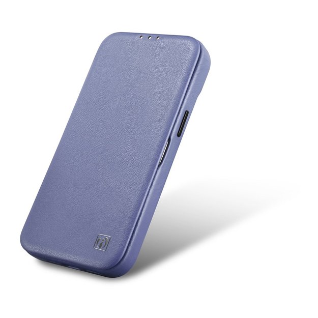 iCarer CE Premium Leather Folio Case iPhone 14 Pro Magnetic Flip Leather Folio Case MagSafe Light Purple (WMI14220714-LP) 7