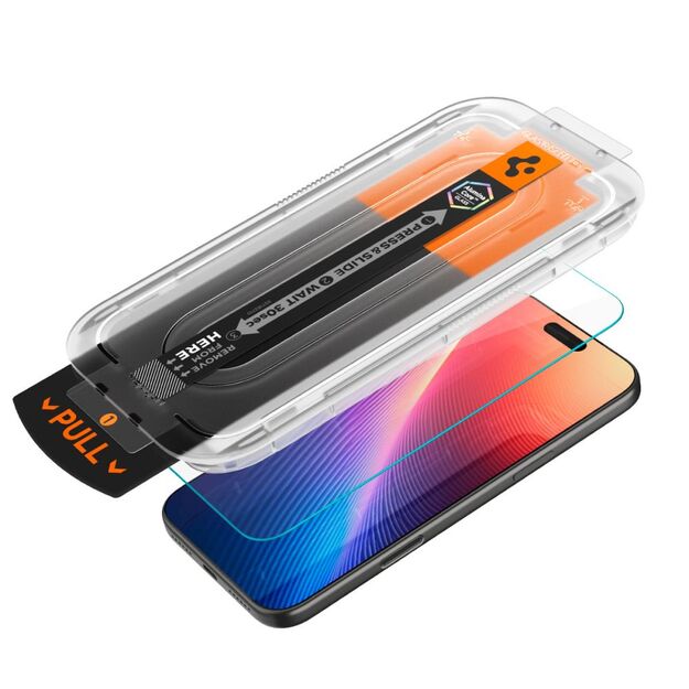 Spigen Glas.TR EZ Fit Pro Privacy Glass for iPhone 16 Pro / 17 / 17 Pro 5