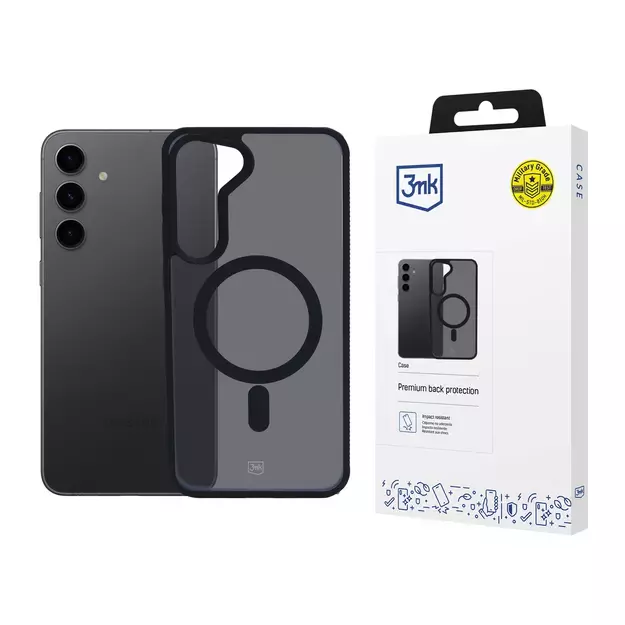 3mk Smoke MagCase with MagSafe for Samsung Galaxy S24+ - semi-transparent