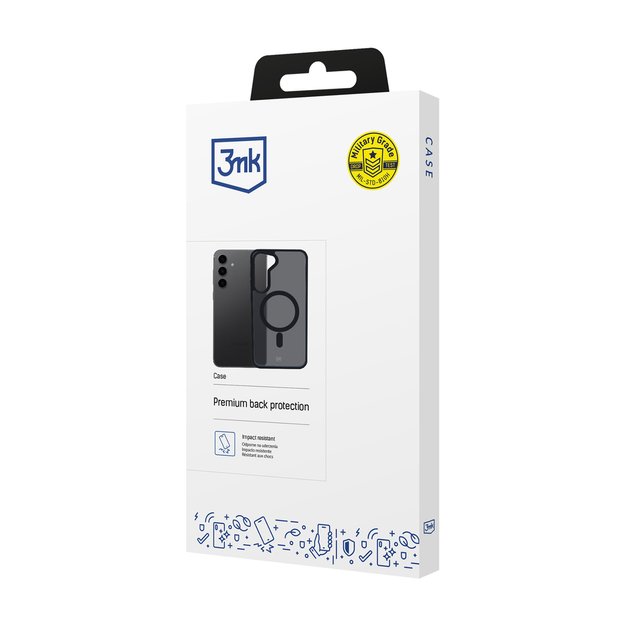 3mk Smoke MagCase with MagSafe for Samsung Galaxy S24+ - semi-transparent 1