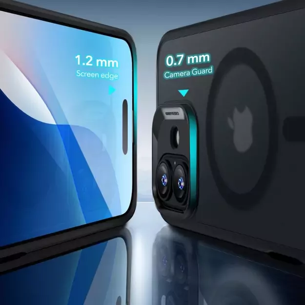 ESR Classic Hybrid Halolock MagSafe Case Set + Tempered Glass for iPhone 16 - Semi-Transparent 9